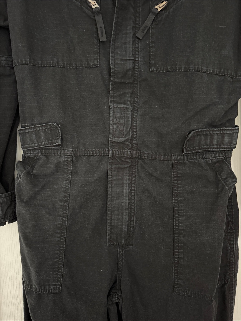 Re/Done Black Utility Jumpsuit - Picture 7 of 10